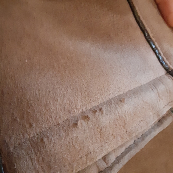 Vintage Brown Genuine Shearling  Sheepskin Coat Women's XS/S- Leather Attic - Picture 12 of 13